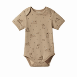 Nature Baby Short Sleeve Bodysuit - Forest Friends