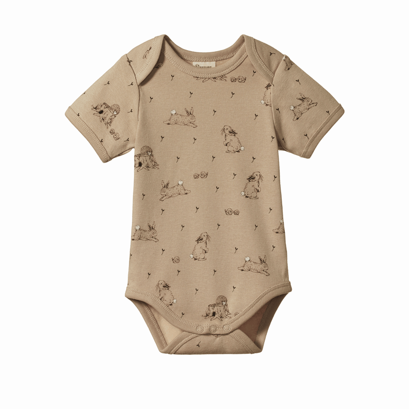 Nature Baby Short Sleeve Bodysuit - Forest Friends