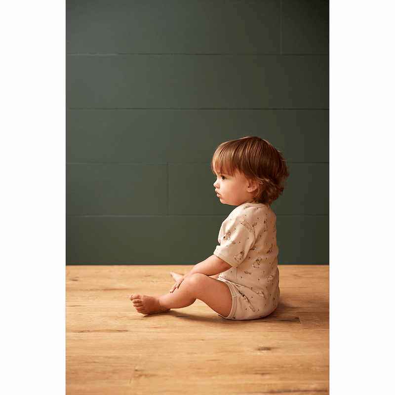Nature Baby Short Sleeve Bodysuit - Forest Friends