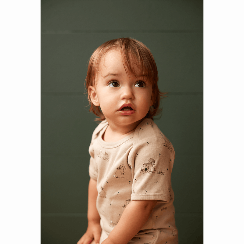 Nature Baby Short Sleeve Bodysuit - Forest Friends