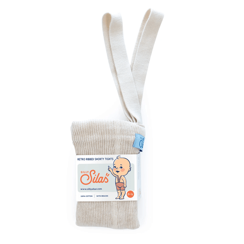 Silly Silas Shorty Tights - Cream