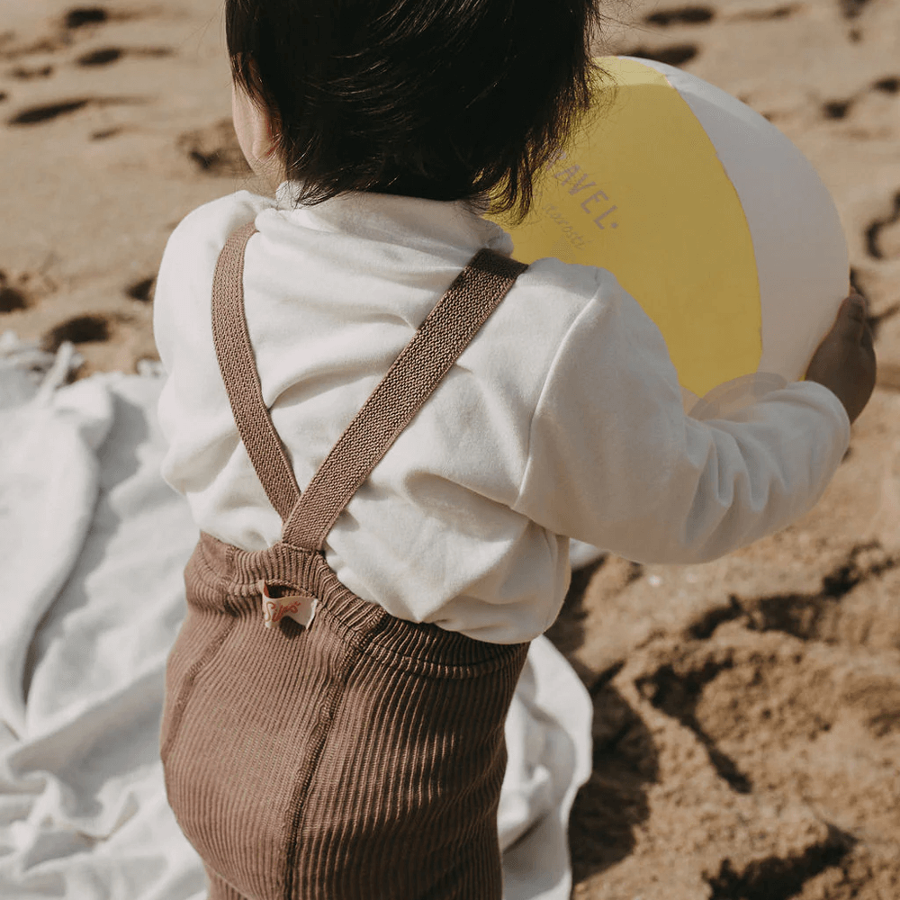 Silly Silas Footed Tights - Granola