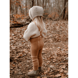 Silly Silas Teddy Warmy Tights - Light Brown