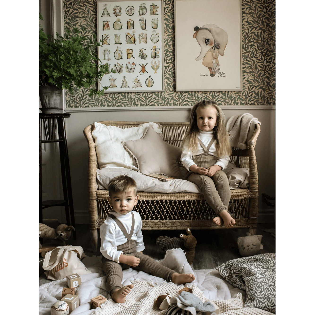 Silly Silas Footless Tights - Peanut