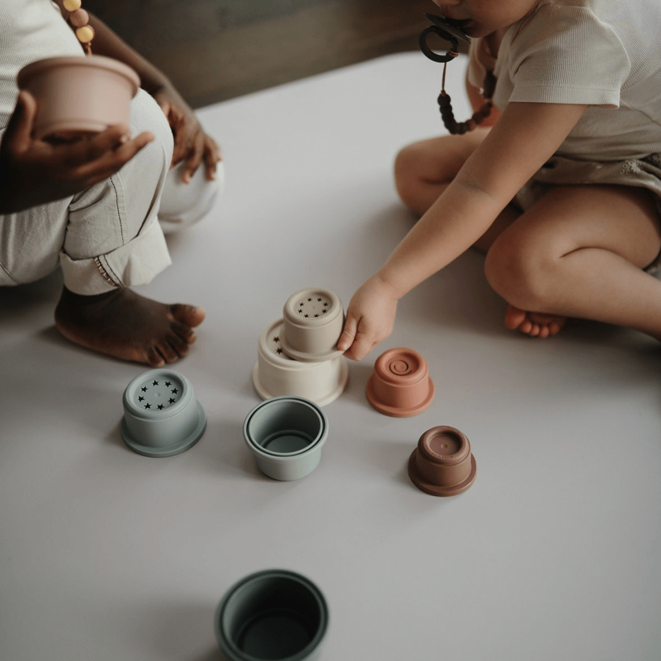 Mushie Stacking Cups Toy - Original