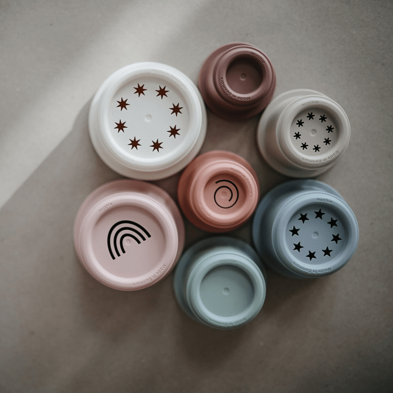 Mushie Stacking Cups Toy - Original