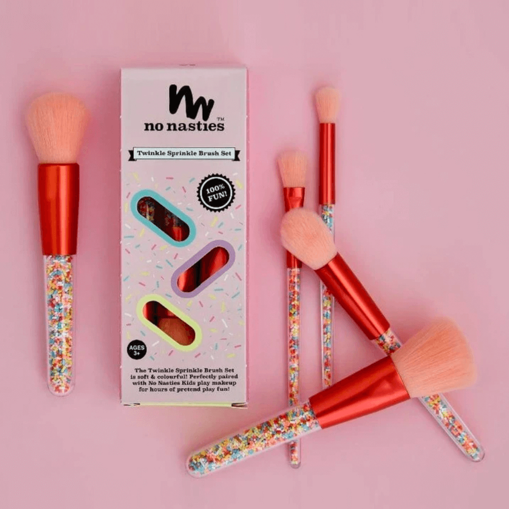No Nasties Natural Kids Twinkle Sprinkle Brush Set